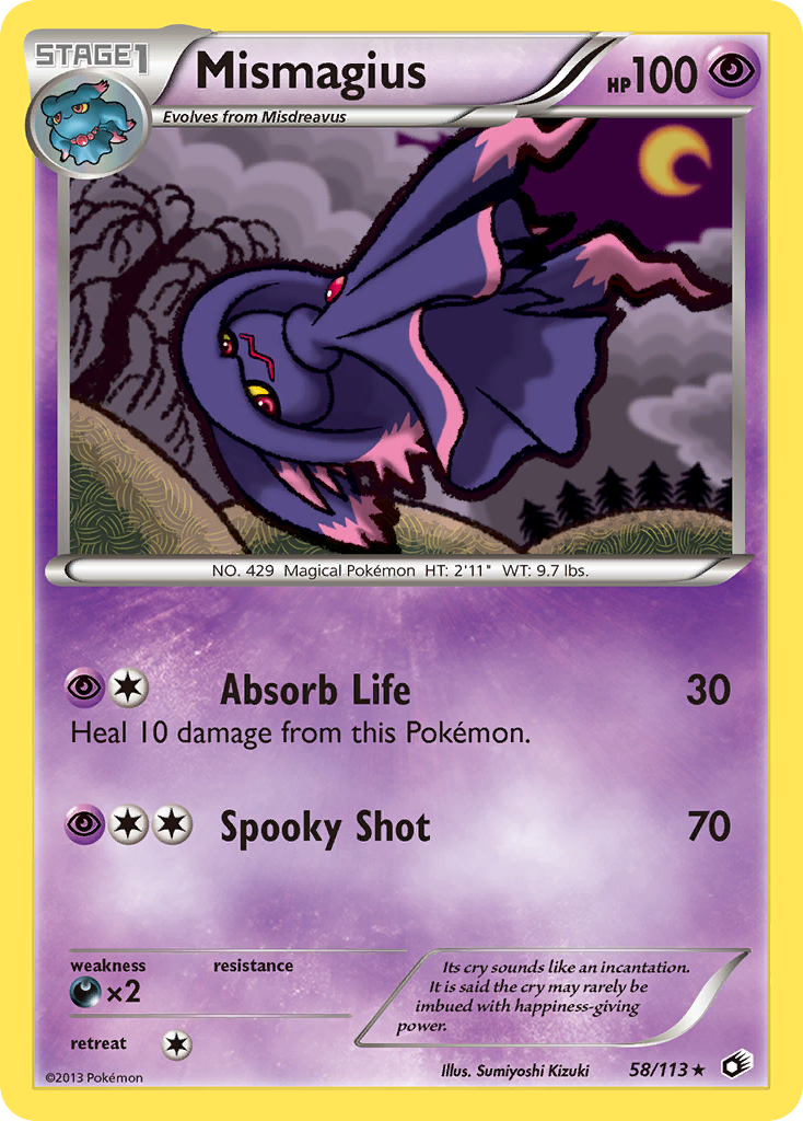 Mismagius (58/113) [Black & White: Legendary Treasures] | Gear Gaming Fayetteville