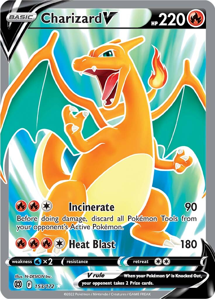 Charizard V (153/172) [Sword & Shield: Brilliant Stars] | Gear Gaming Fayetteville