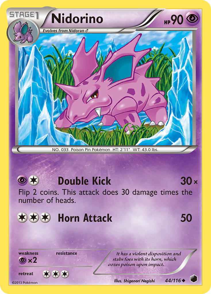 Nidorino (44/116) [Black & White: Plasma Freeze] | Gear Gaming Fayetteville