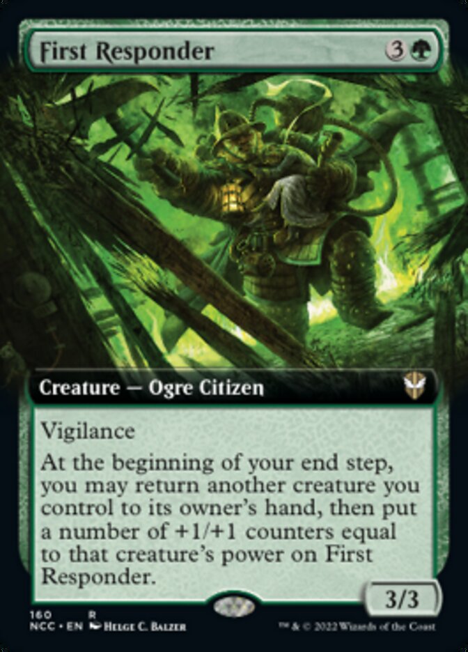 First Responder (Extended Art) [Streets of New Capenna Commander] | Gear Gaming Fayetteville