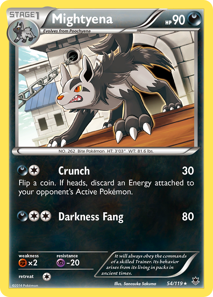 Mightyena (54/119) [XY: Phantom Forces] | Gear Gaming Fayetteville