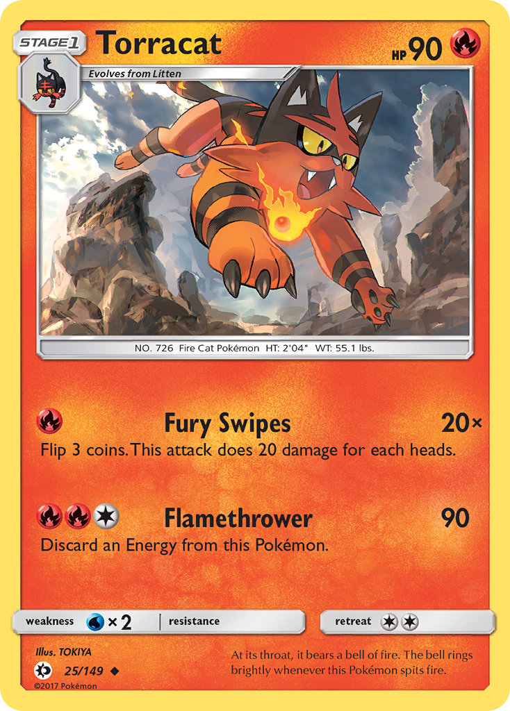 Torracat (25/149) [Sun & Moon: Base Set] | Gear Gaming Fayetteville