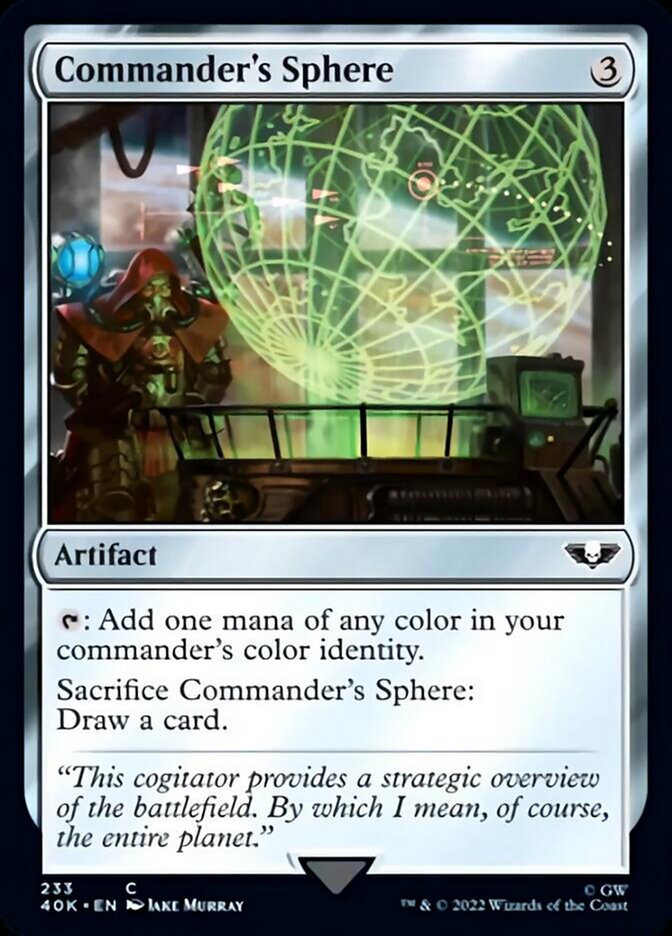 Commander's Sphere (233) [Warhammer 40,000] | Gear Gaming Fayetteville