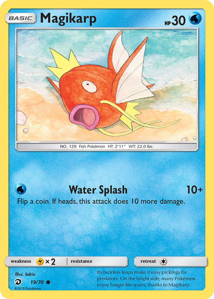 Magikarp (19/70) [Sun & Moon: Dragon Majesty] | Gear Gaming Fayetteville