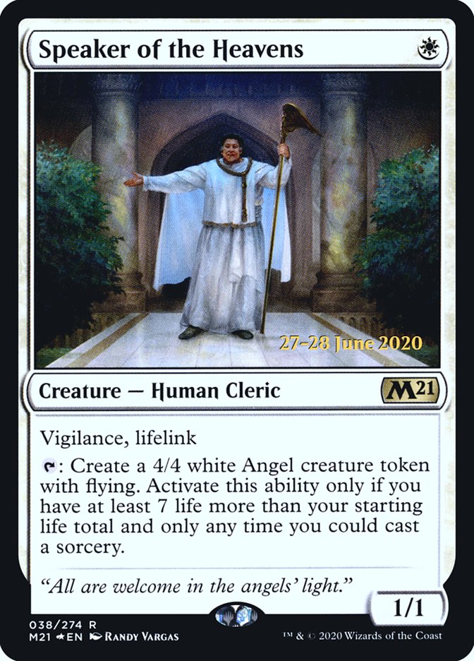 Speaker of the Heavens [Core Set 2021 Prerelease Promos] | Gear Gaming Fayetteville