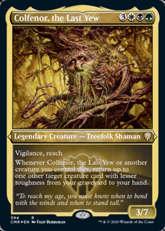 Colfenor, the Last Yew (Etched) [Commander Legends] | Gear Gaming Fayetteville