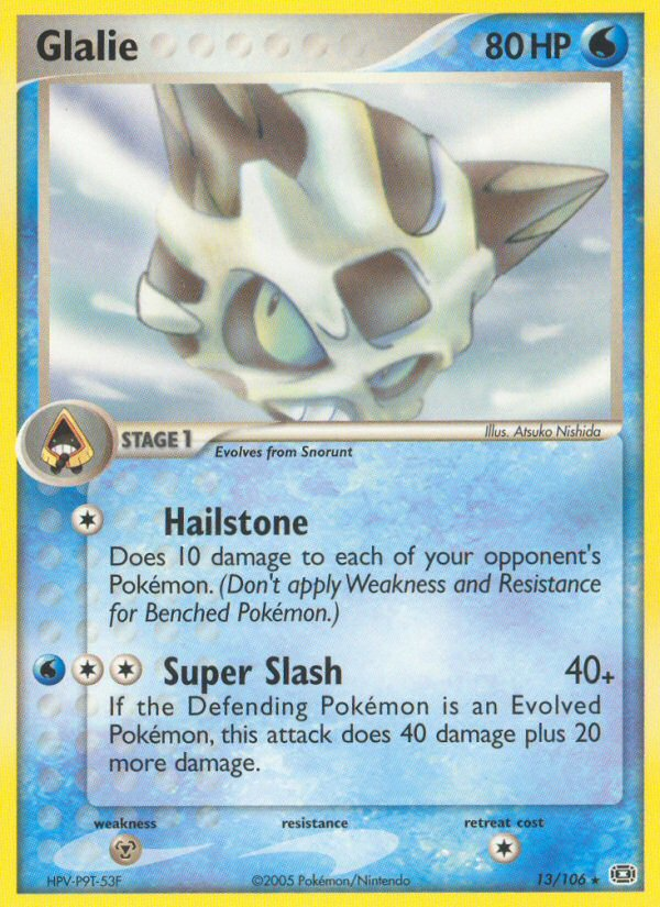 Glalie (13/106) [EX: Emerald] | Gear Gaming Fayetteville