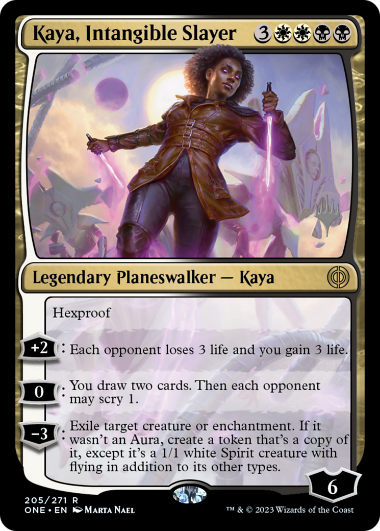 Kaya, Intangible Slayer (Promo Pack) [Phyrexia: All Will Be One Promos] | Gear Gaming Fayetteville