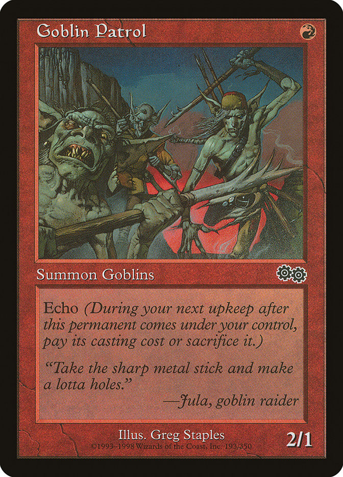 Goblin Patrol [Urza's Saga] | Gear Gaming Fayetteville