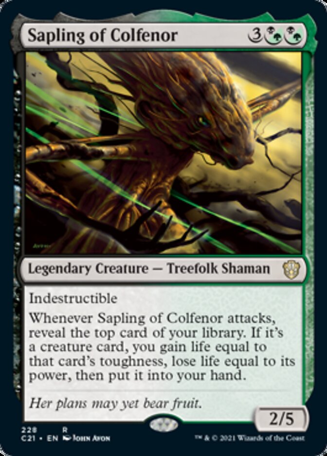 Sapling of Colfenor [Commander 2021] | Gear Gaming Fayetteville