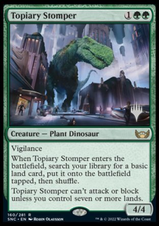 Topiary Stomper (Promo Pack) [Streets of New Capenna Promos] | Gear Gaming Fayetteville