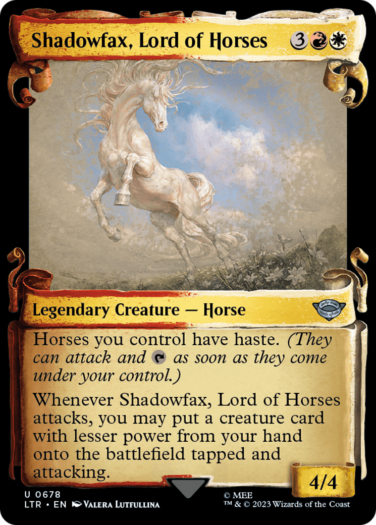 Shadowfax, Lord of Horses [The Lord of the Rings: Tales of Middle-Earth Showcase Scrolls] | Gear Gaming Fayetteville