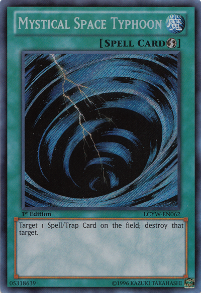 Mystical Space Typhoon [LCYW-EN062] Secret Rare | Gear Gaming Fayetteville