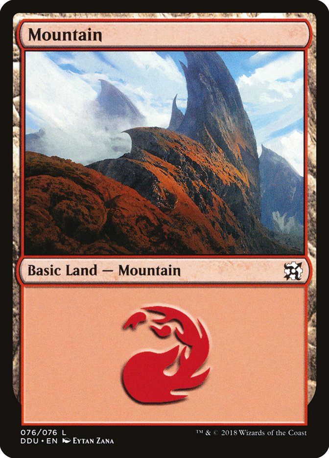 Mountain (76) [Duel Decks: Elves vs. Inventors] | Gear Gaming Fayetteville