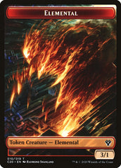 Angel // Elemental (010) Double-Sided Token [Commander 2020 Tokens] | Gear Gaming Fayetteville