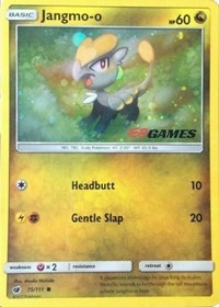 Jangmo-o (75/111) (Cosmos Holo) (EB Games Promo) [Sun & Moon: Crimson Invasion] | Gear Gaming Fayetteville