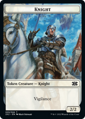 Drake // Knight Double-Sided Token [Double Masters 2022 Tokens] | Gear Gaming Fayetteville