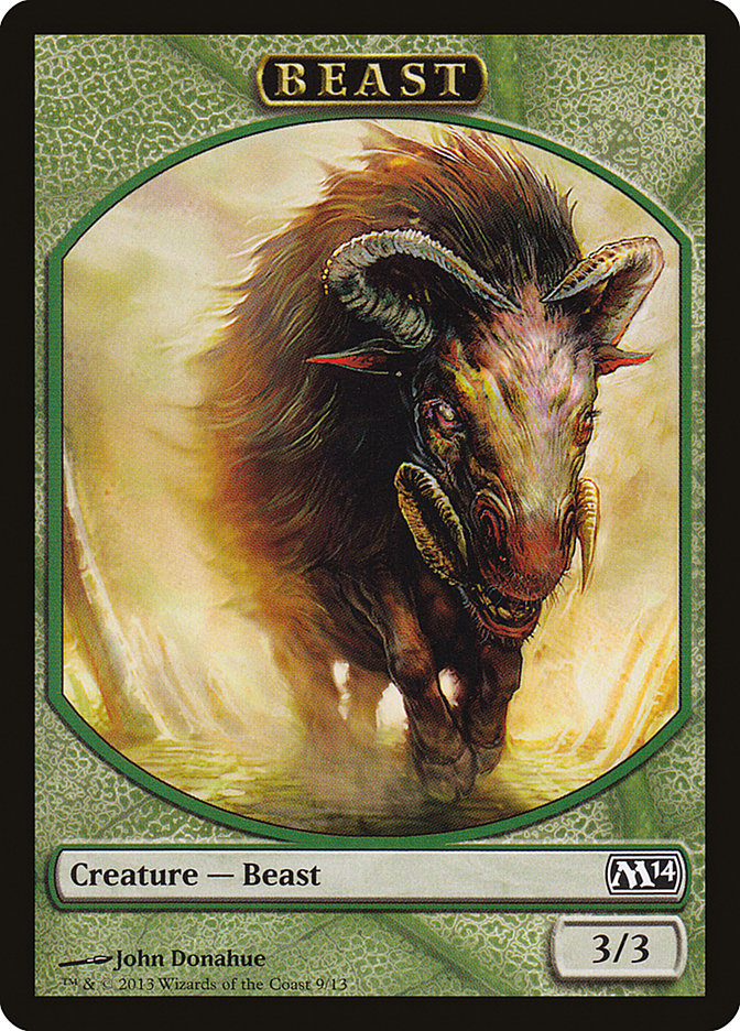 Beast Token [Magic 2014 Tokens] | Gear Gaming Fayetteville