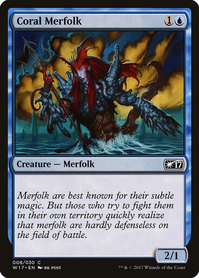 Coral Merfolk [Welcome Deck 2017] | Gear Gaming Fayetteville