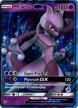 Mewtwo GX (31/68) (Mewtwo Deck) [Battle Academy 2020] | Gear Gaming Fayetteville