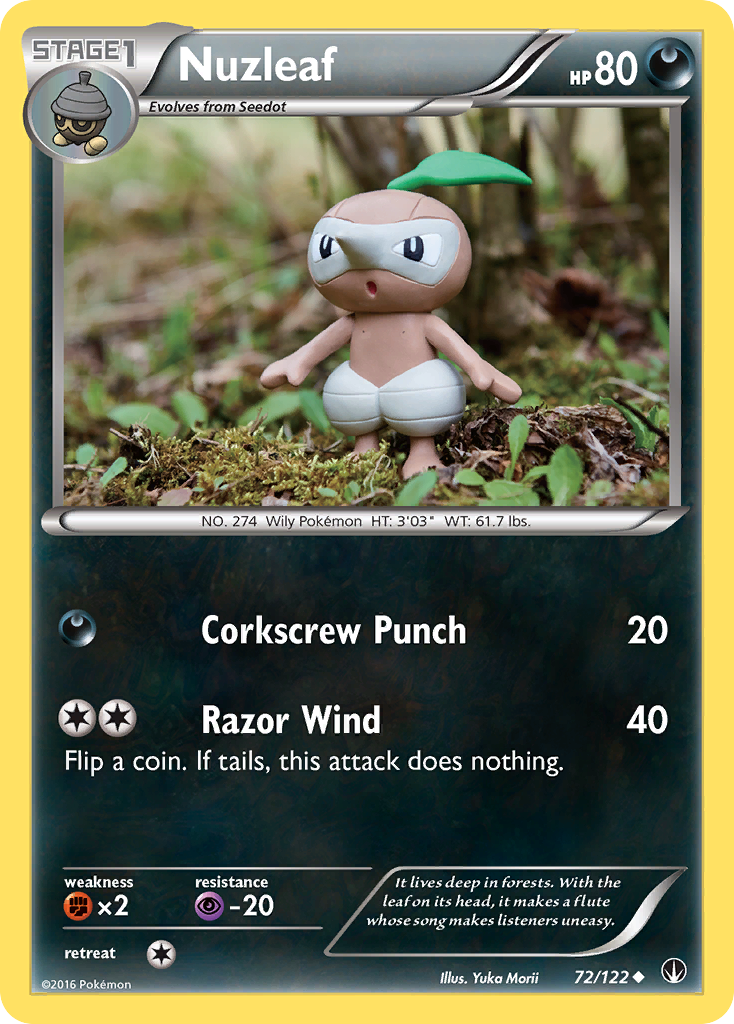 Nuzleaf (72/122) [XY: BREAKpoint] | Gear Gaming Fayetteville