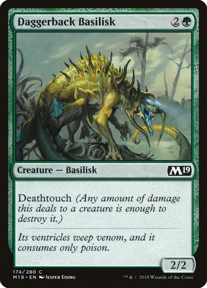 Daggerback Basilisk [Core Set 2019] | Gear Gaming Fayetteville