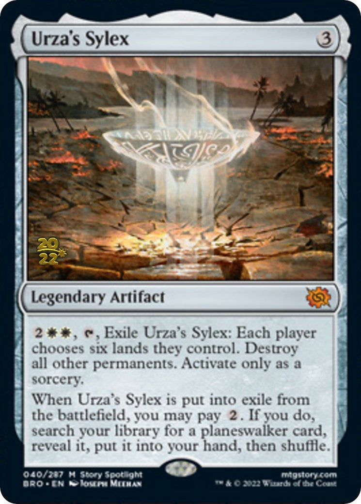 Urza's Sylex [The Brothers' War Prerelease Promos] | Gear Gaming Fayetteville