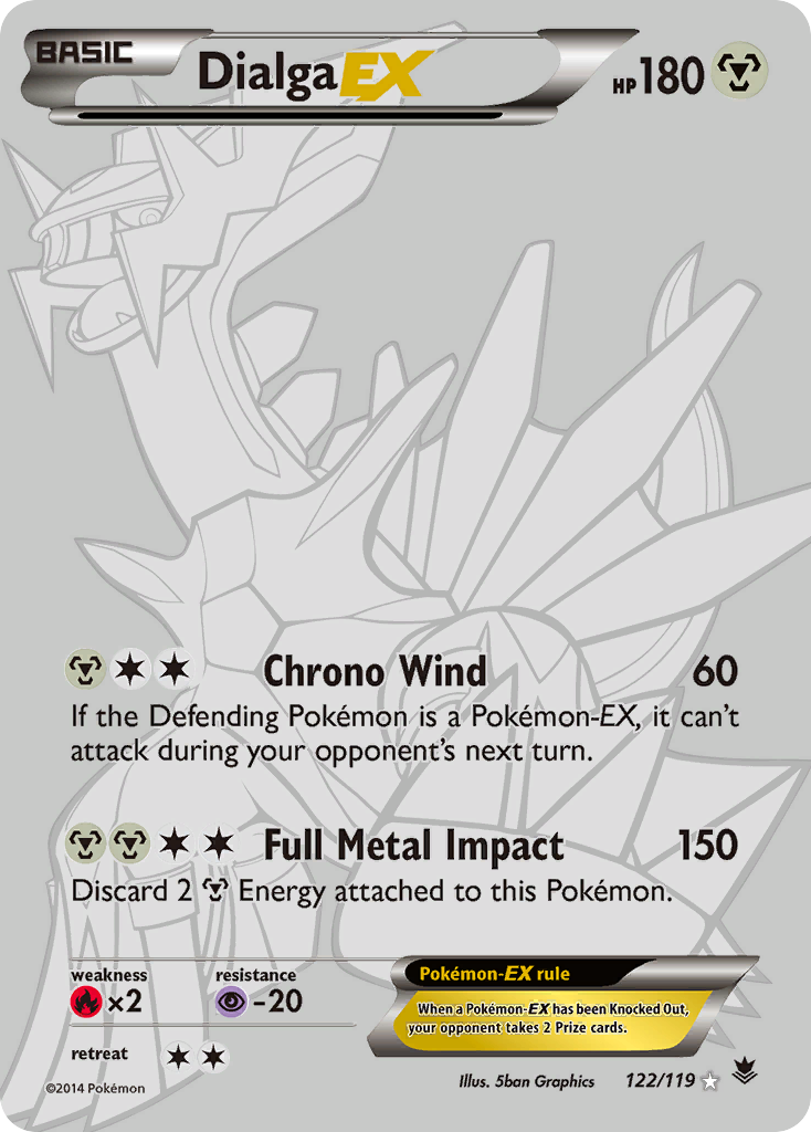 Dialga EX (122/119) [XY: Phantom Forces] | Gear Gaming Fayetteville