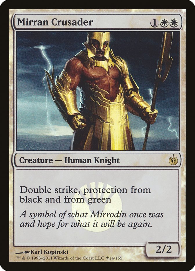 Mirran Crusader (Buy-A-Box) [Mirrodin Besieged Promos] | Gear Gaming Fayetteville