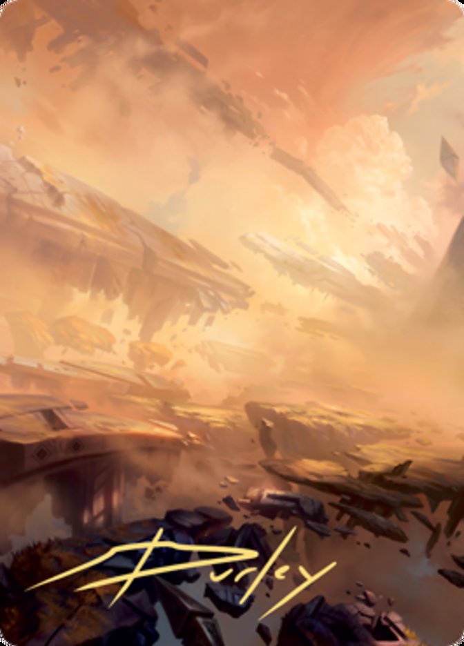 Plains 1 Art Card (Gold-Stamped Signature) [Zendikar Rising Art Series] | Gear Gaming Fayetteville