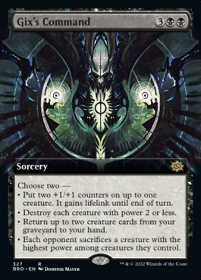 Gix's Command (Extended Art) [The Brothers' War] | Gear Gaming Fayetteville