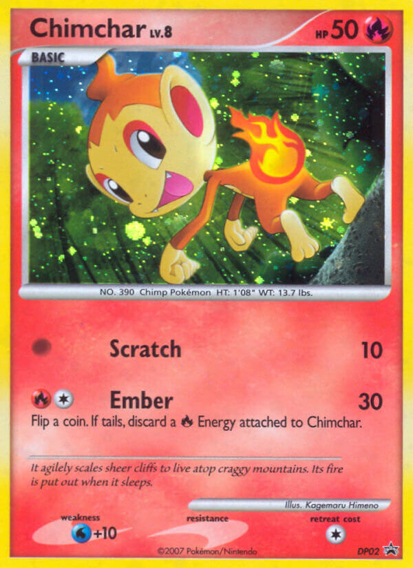 Chimchar (DP02) [Diamond & Pearl: Black Star Promos] | Gear Gaming Fayetteville