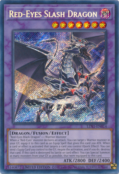 Red-Eyes Slash Dragon [LDS1-EN014] Secret Rare | Gear Gaming Fayetteville