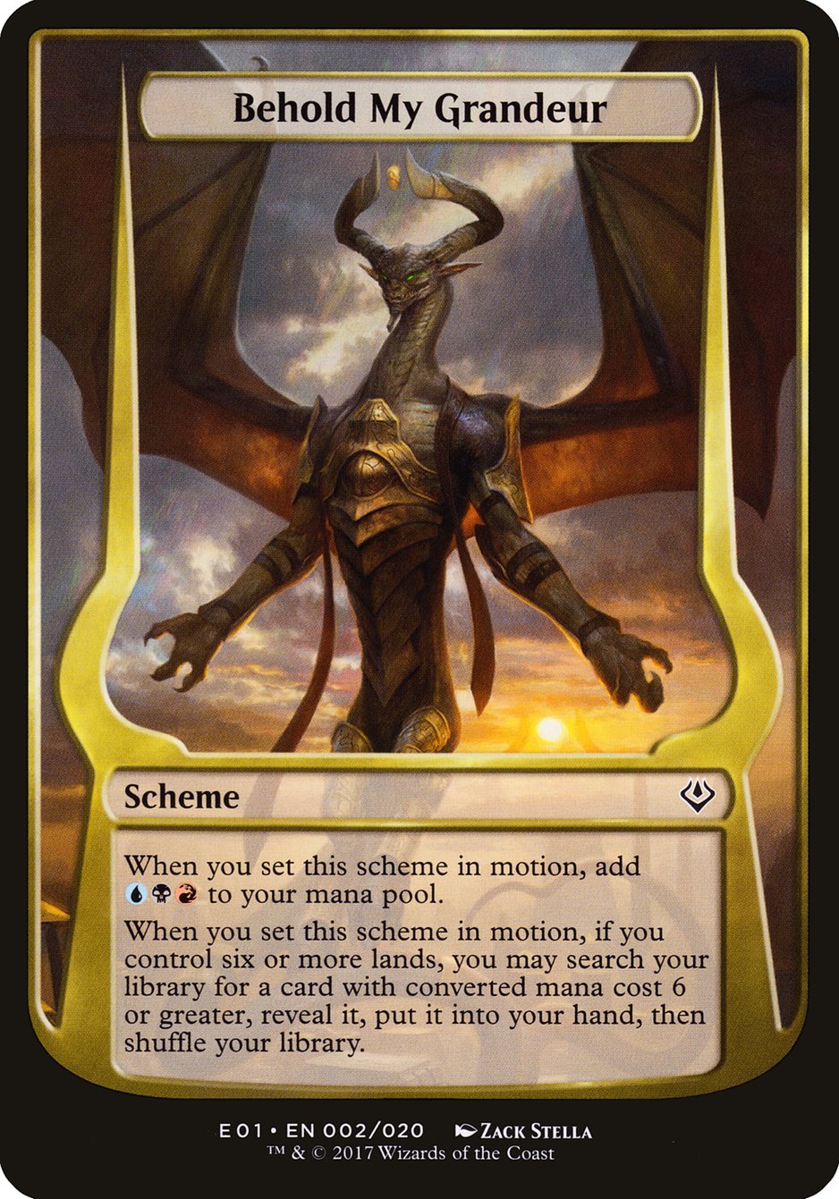 Behold My Grandeur (Schemes) [Archenemy: Nicol Bolas Schemes] | Gear Gaming Fayetteville