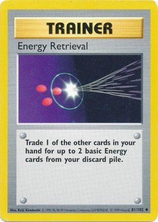 Energy Retrieval (81/102) [Base Set Shadowless Unlimited] | Gear Gaming Fayetteville