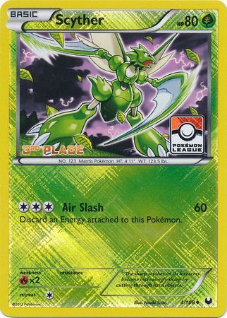 Scyther (4/108) (League Promo 3rd Place) [Black & White: Dark Explorers] | Gear Gaming Fayetteville