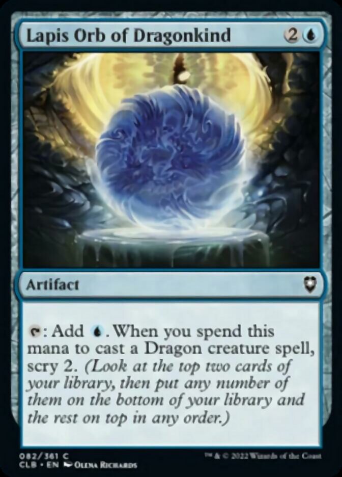 Lapis Orb of Dragonkind [Commander Legends: Battle for Baldur's Gate] | Gear Gaming Fayetteville