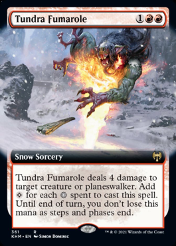 Tundra Fumarole (Extended Art) [Kaldheim] | Gear Gaming Fayetteville