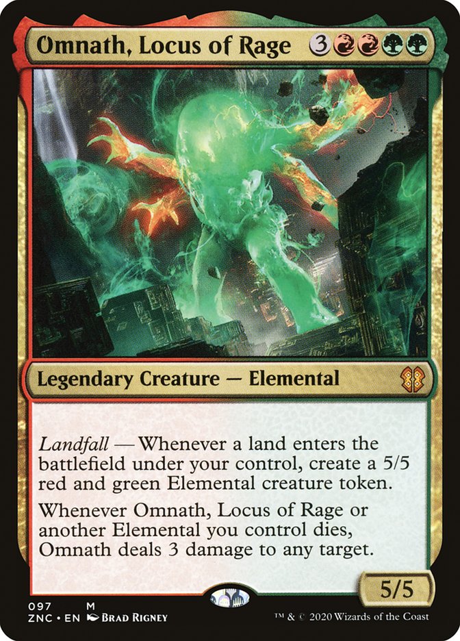 Omnath, Locus of Rage [Zendikar Rising Commander] | Gear Gaming Fayetteville