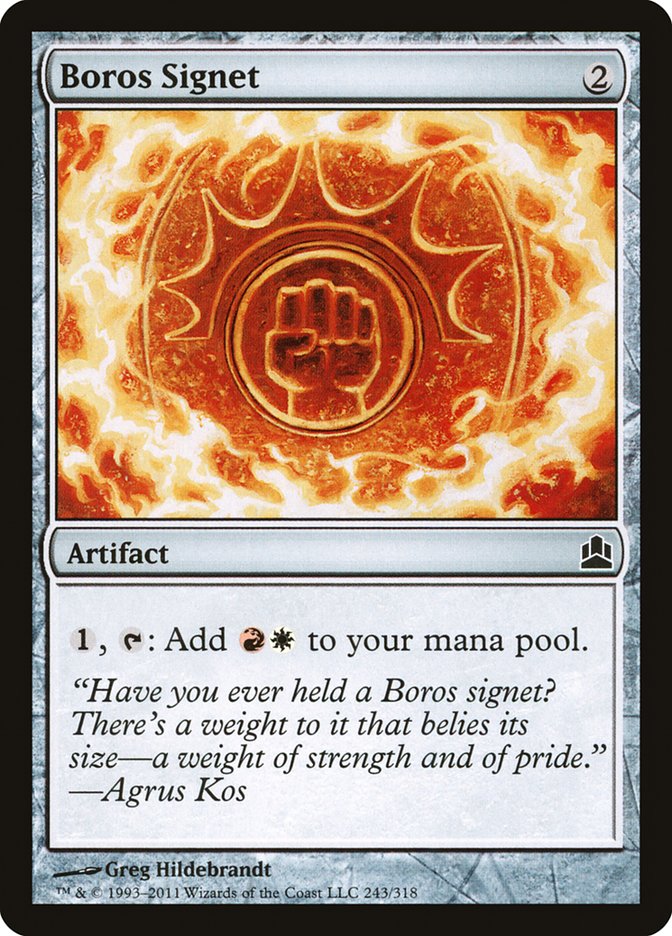 Boros Signet [Commander 2011] | Gear Gaming Fayetteville