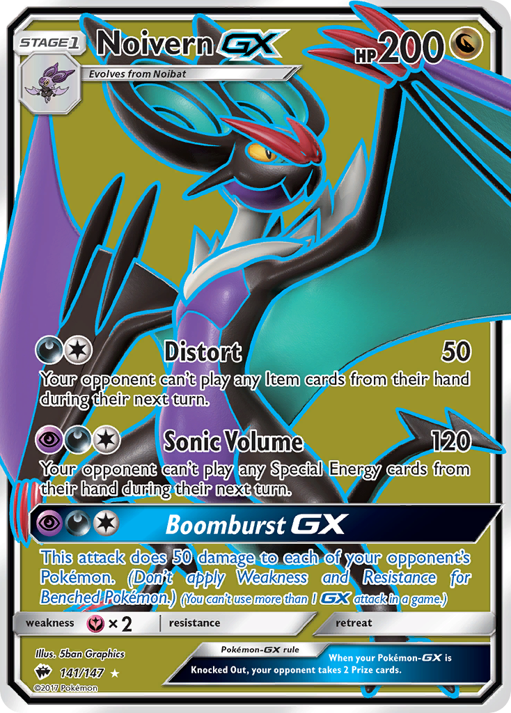 Noivern GX (141/147) [Sun & Moon: Burning Shadows] | Gear Gaming Fayetteville