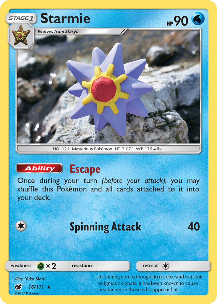 Starmie (16/111) [Sun & Moon: Crimson Invasion] | Gear Gaming Fayetteville