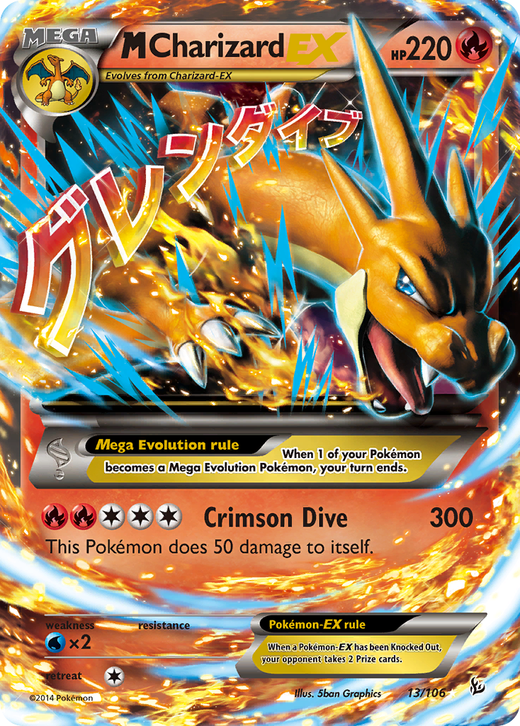 M Charizard EX (13/106) [XY: Flashfire] | Gear Gaming Fayetteville