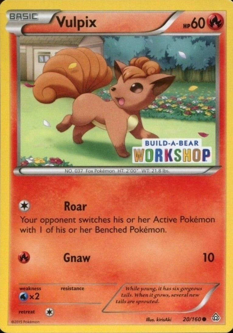 Vulpix (20/160) (Build A Bear Workshop Exclusive) [XY: Primal Clash] | Gear Gaming Fayetteville