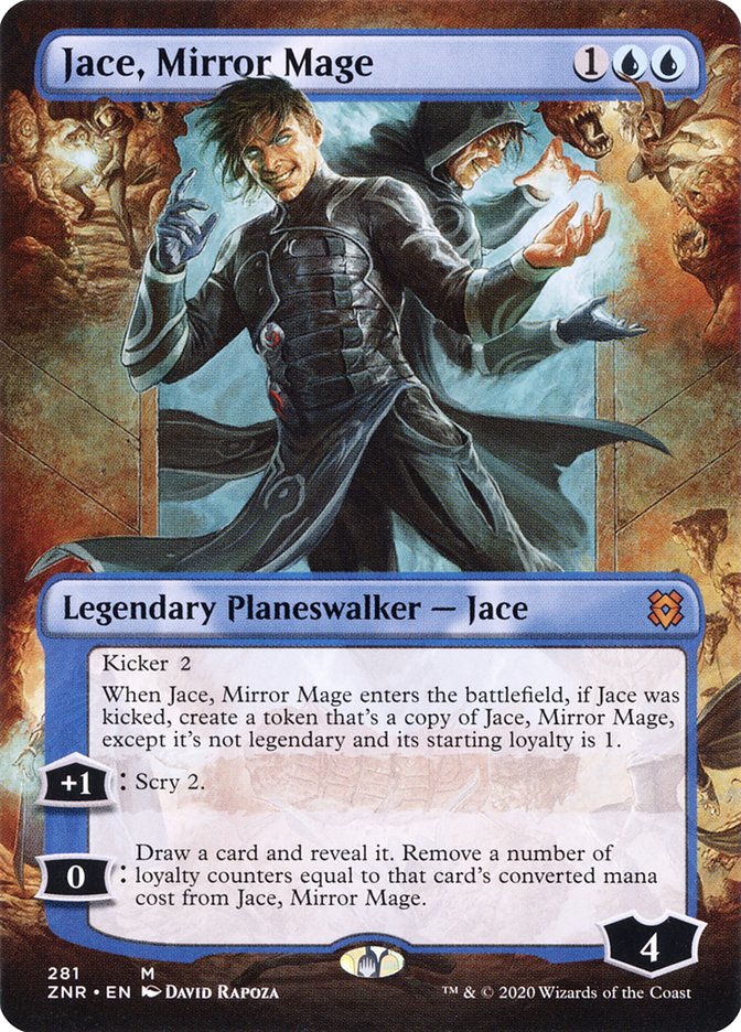 Jace, Mirror Mage (Borderless) [Zendikar Rising] | Gear Gaming Fayetteville