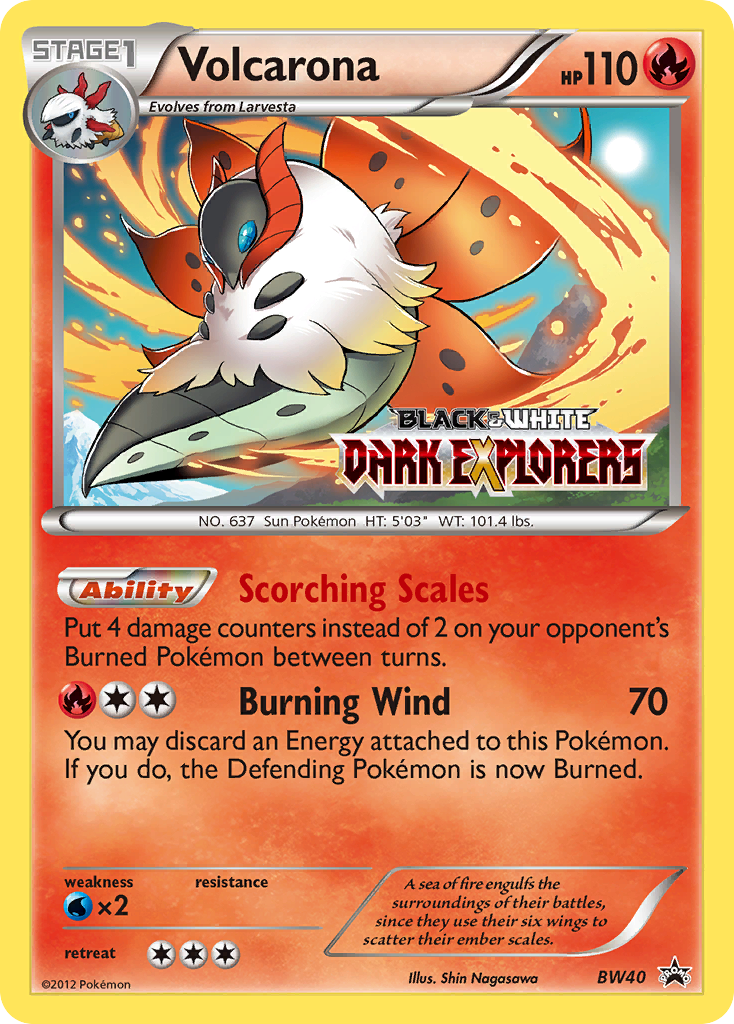 Volcarona (BW40) [Black & White: Black Star Promos] | Gear Gaming Fayetteville