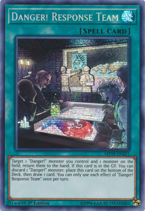 Danger! Response Team [MP19-EN221] Prismatic Secret Rare | Gear Gaming Fayetteville