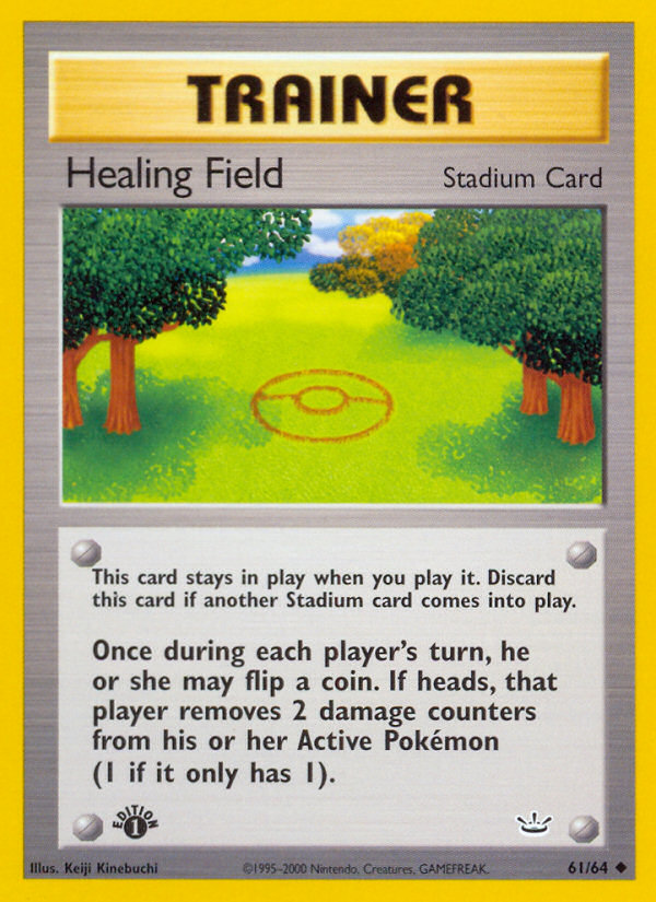 Healing Field (61/64) [Neo Revelation 1st Edition] | Gear Gaming Fayetteville
