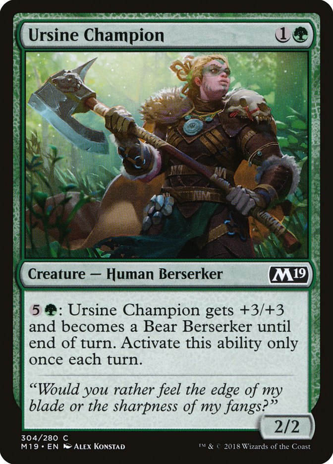 Ursine Champion [Core Set 2019] | Gear Gaming Fayetteville