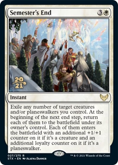 Semester's End [Strixhaven: School of Mages Prerelease Promos] | Gear Gaming Fayetteville